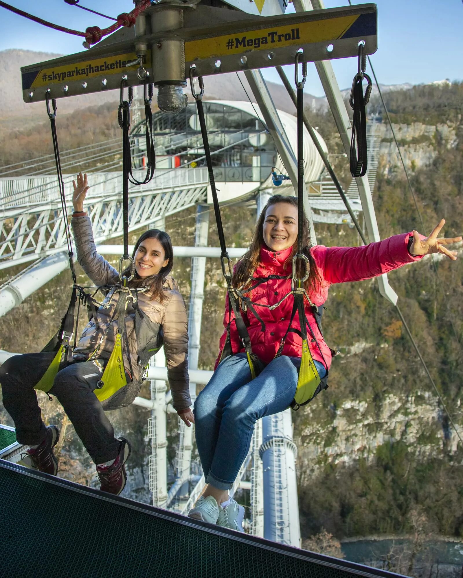 Сочи тарзанка Skypark. Скайпарк красная Поляна.