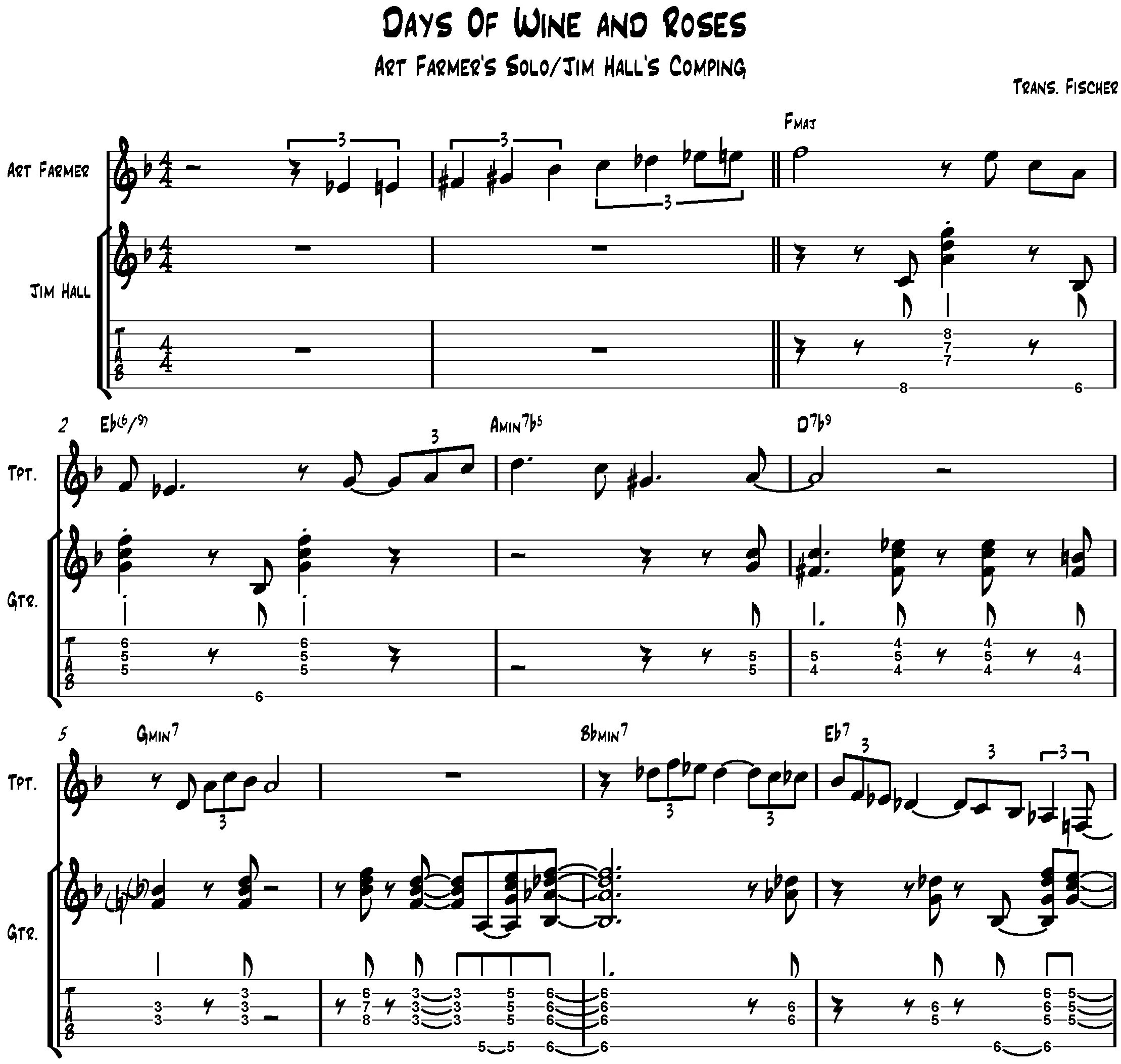 Days of wine and roses sheet. Days of wine and roses ноты. Rose transcription. партитура days of wine and roses. Days of wine and roses.