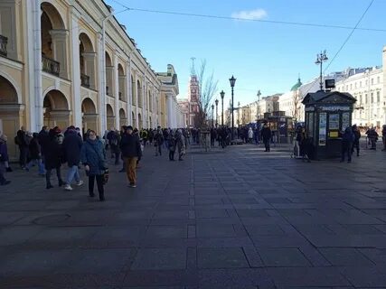 Что было в центре петербурга