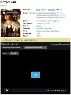 Ветреный выход серий дата