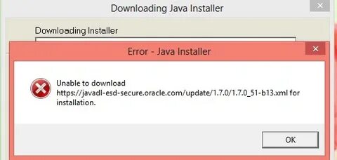 Error 1603 java
