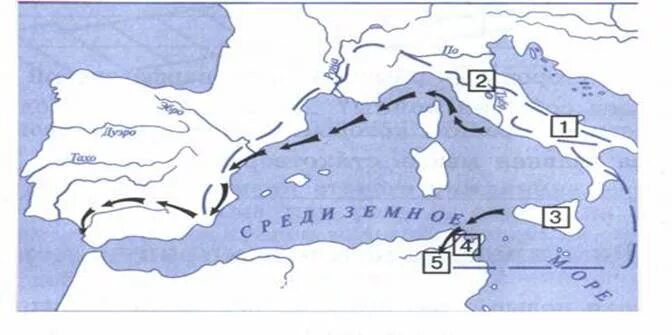 Контурная карта Пунические войны. Контурная карта италия 5 класс
