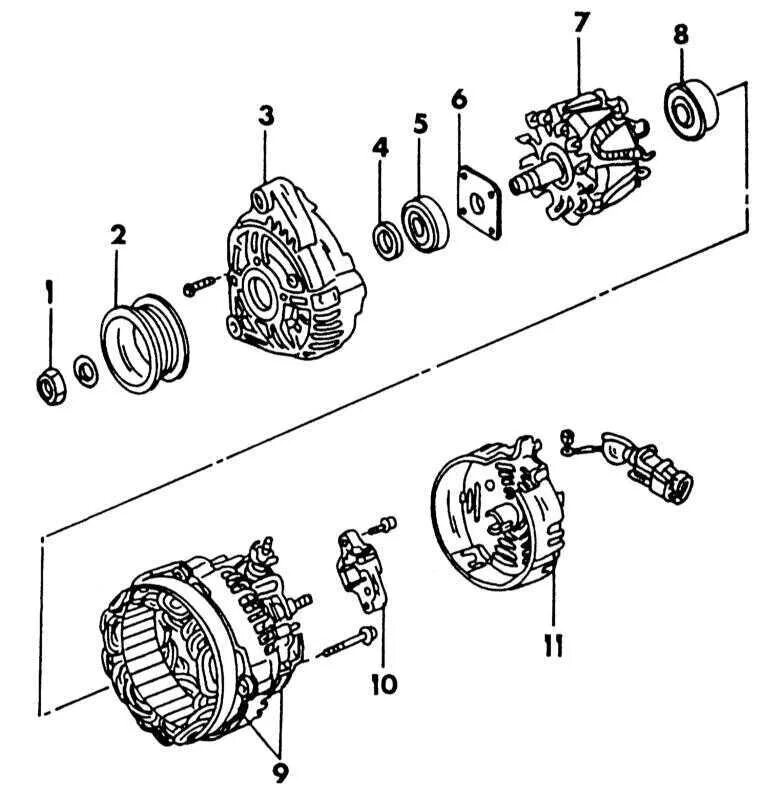 Ремонт генератора Ниссан Цифира 2,3 v6 - DRIVE2