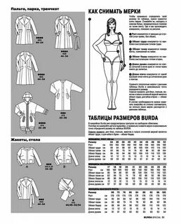 52 размер мерки
