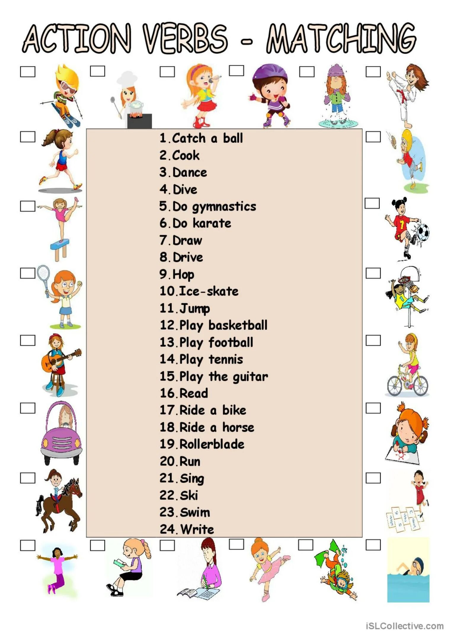 Match the verbs with the words. Action verbs matching. Действия Worksheet. Action verbs в английском. Actions Worksheets for Kids.