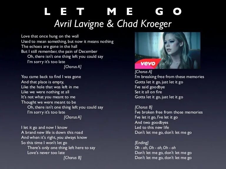 Avril lavigne let go. Аврил Лавин bite me текст. Avril Lavigne Let me go. Let go Аврил Лавин.