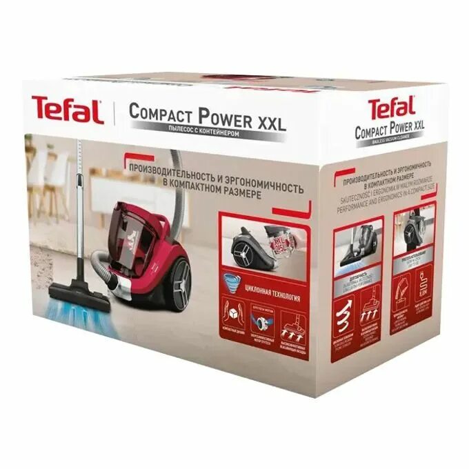 Компакт повер. Пылесос с контейнером Tefal Compact Power XXL tw4853ea. Tefal Compact Power XXL tw4881ea. Пылесос tw4881ea. Пылесос Tefal Compact Power XXL (tw4873ea) Red.