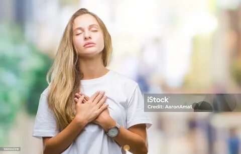She has in her hands