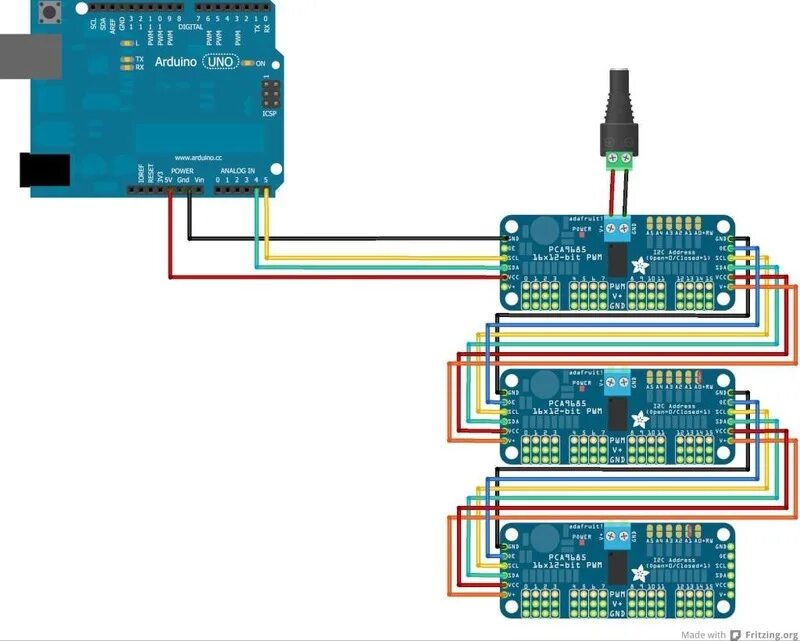 Ардуино подсветка. Pca9685 arduino. ардуино с pca9685. pca9685 схема. модуль pca9685.