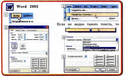 Word поле формат