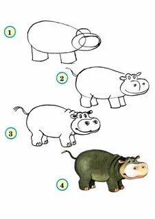 Животные поэтапно