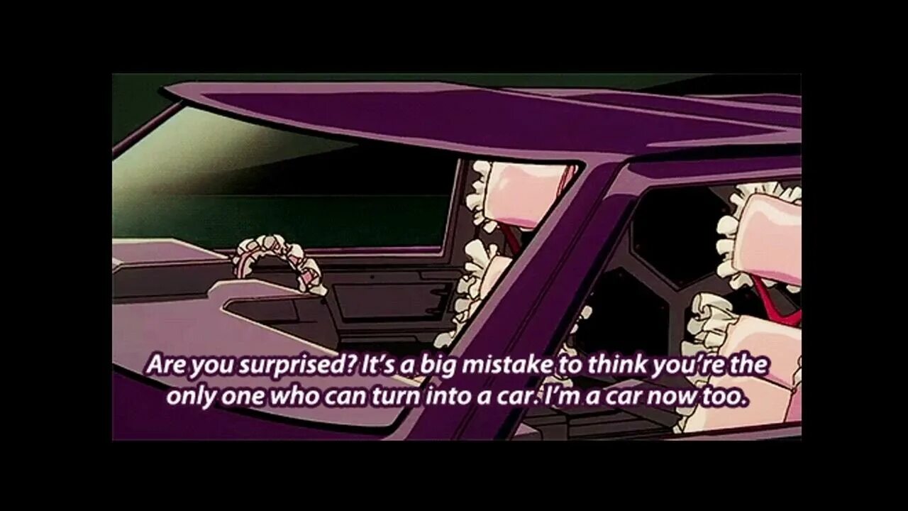 Utena car Transformation. Turn into. Can you turn the music