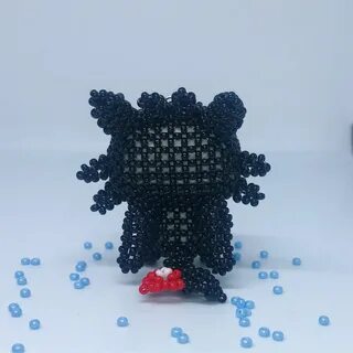 Амигуруми из бисера дракон