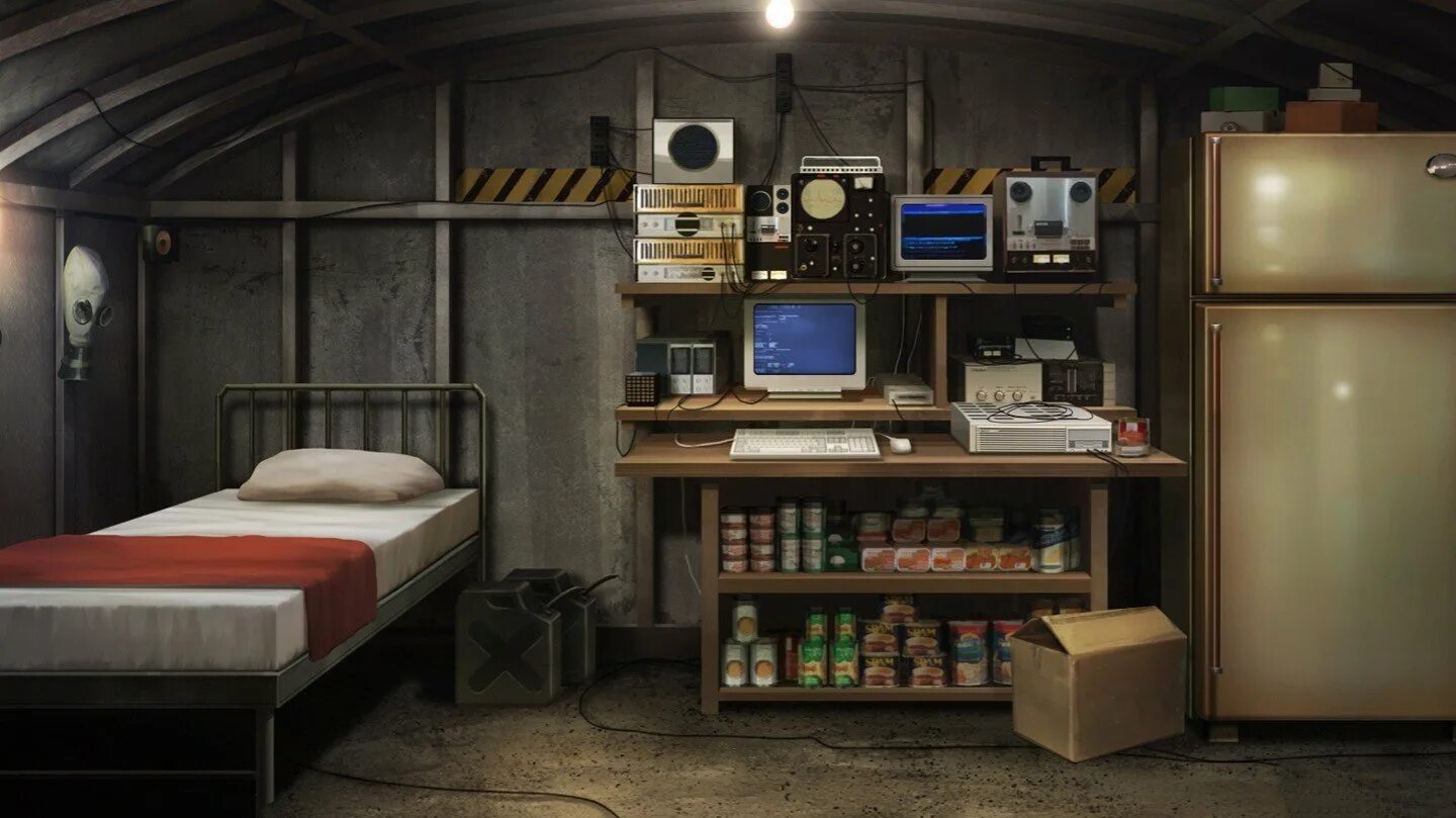 В моей комнате есть железная. Арт-убежище Bunker. Комната в бункере. Комната в постапокалиптическом стиле.
