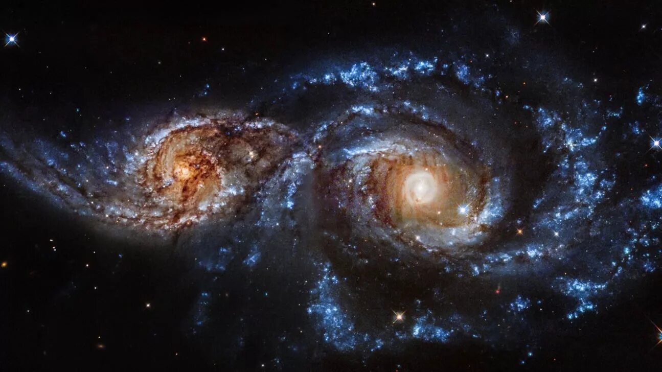 Столкновение Млечного пути и Галактики Андромеды. NGC 2207 И ic 2163. Хаббл слияние галактик. Галактика Андромеда слияние.