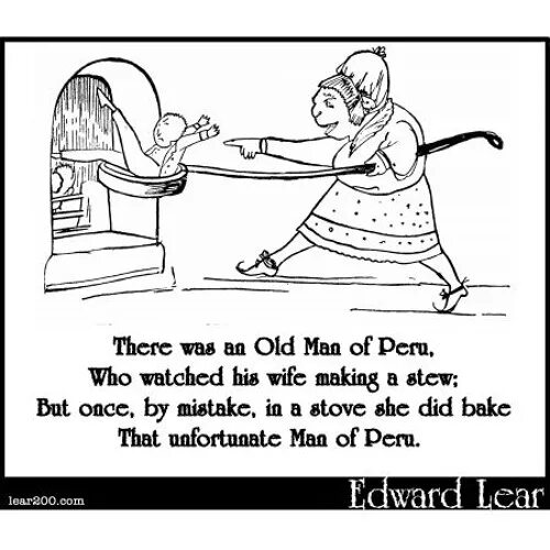 There was an old man of Peru. Лимерик there was an old man of Deeside. There was an old man of Ancona. There was an issue sideloadly