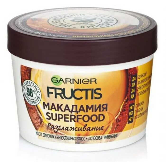 Маска garnier superfood. Fructis Superfood маска. Garnier Superfood маска. Маска макадамия Superfood Garnier Fructis. Маска для волос суперфуд макадамия, 390мл.