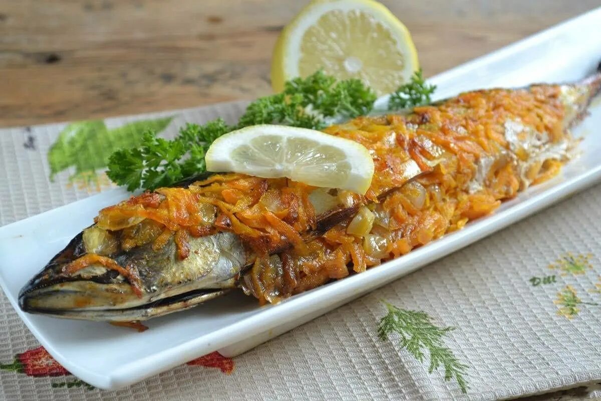 Самый простой рецепт скумбрии