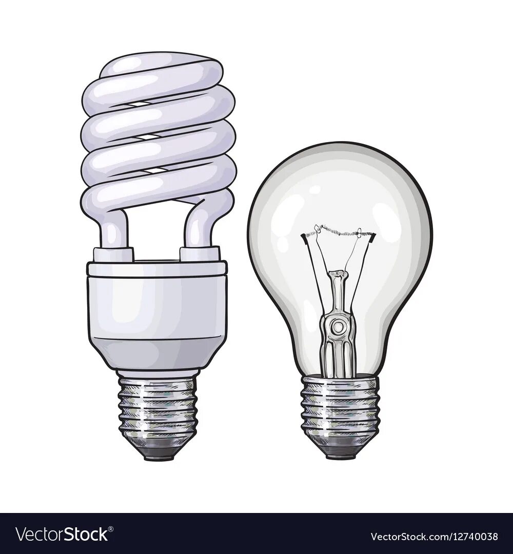 Энергосберегающая лампа рисунок. Обычная лампочка и энергосберегающая. Энергосберегающие лампы и обычные. Лампочка набросок. Экономия энергоресурсов лампочка.