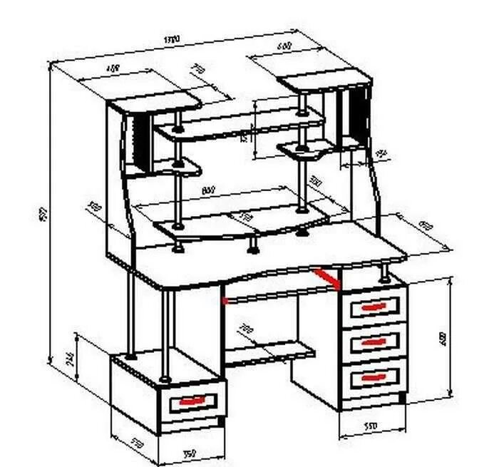 Высота игрового стола. Компьютерный стол чертеж. Эскизы компьютерных столов. Самодельный компьютерный стол. Компьютерный стол чертежи с размерами игровой.