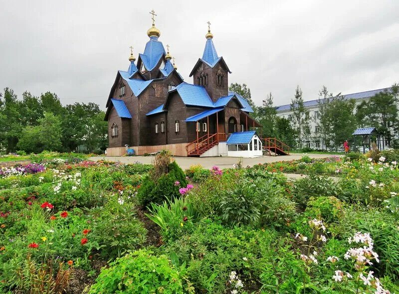 Александров сахалинский сахалинской области. Александровск Сахалинский Церковь. Южно-Сахалинск Александровск-Сахалинский. Церковь Троицкое Сахалин. Г. Александровск Сахалинской области.