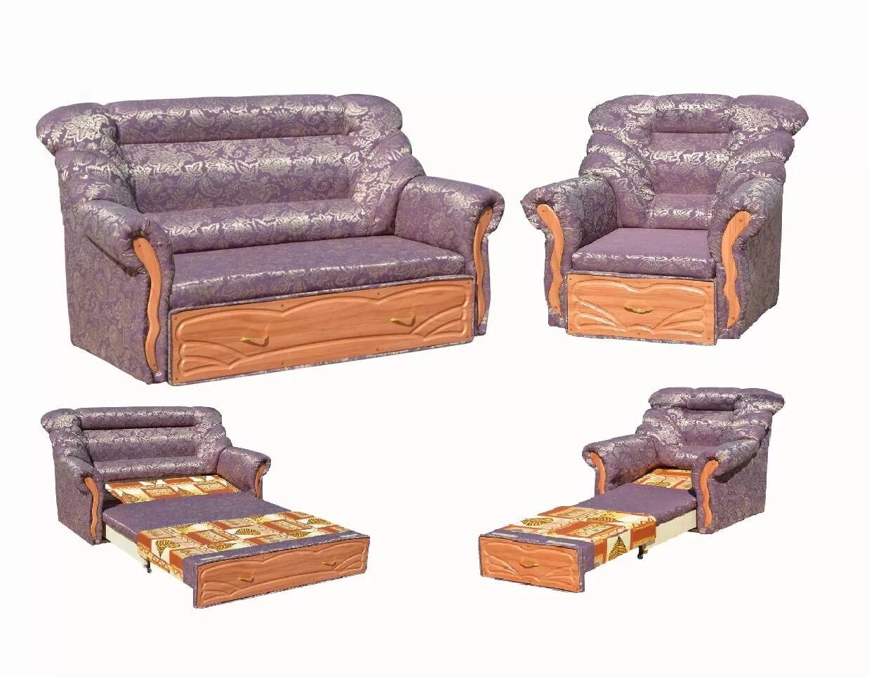 Диван и два кресла раскладные. Комплект диван и кресло раскладное. Диван и 2 раскладных кресла.