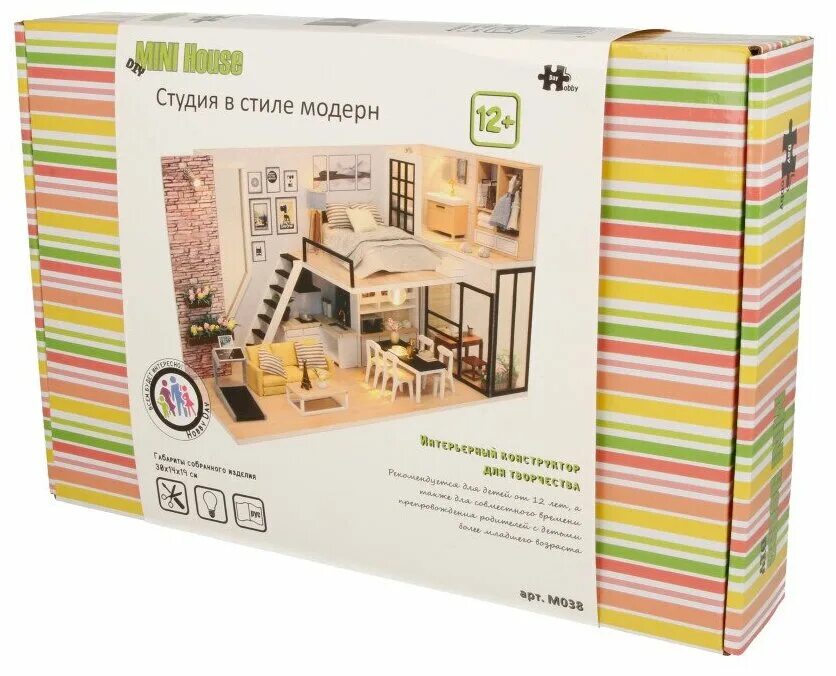 Румбокс интерьерный конструктор хобби дей. Day hobby mini. Интерьерный конструктор (румбокс) hobby day. Домик своими руками hobby day. Румбокс hobby day.