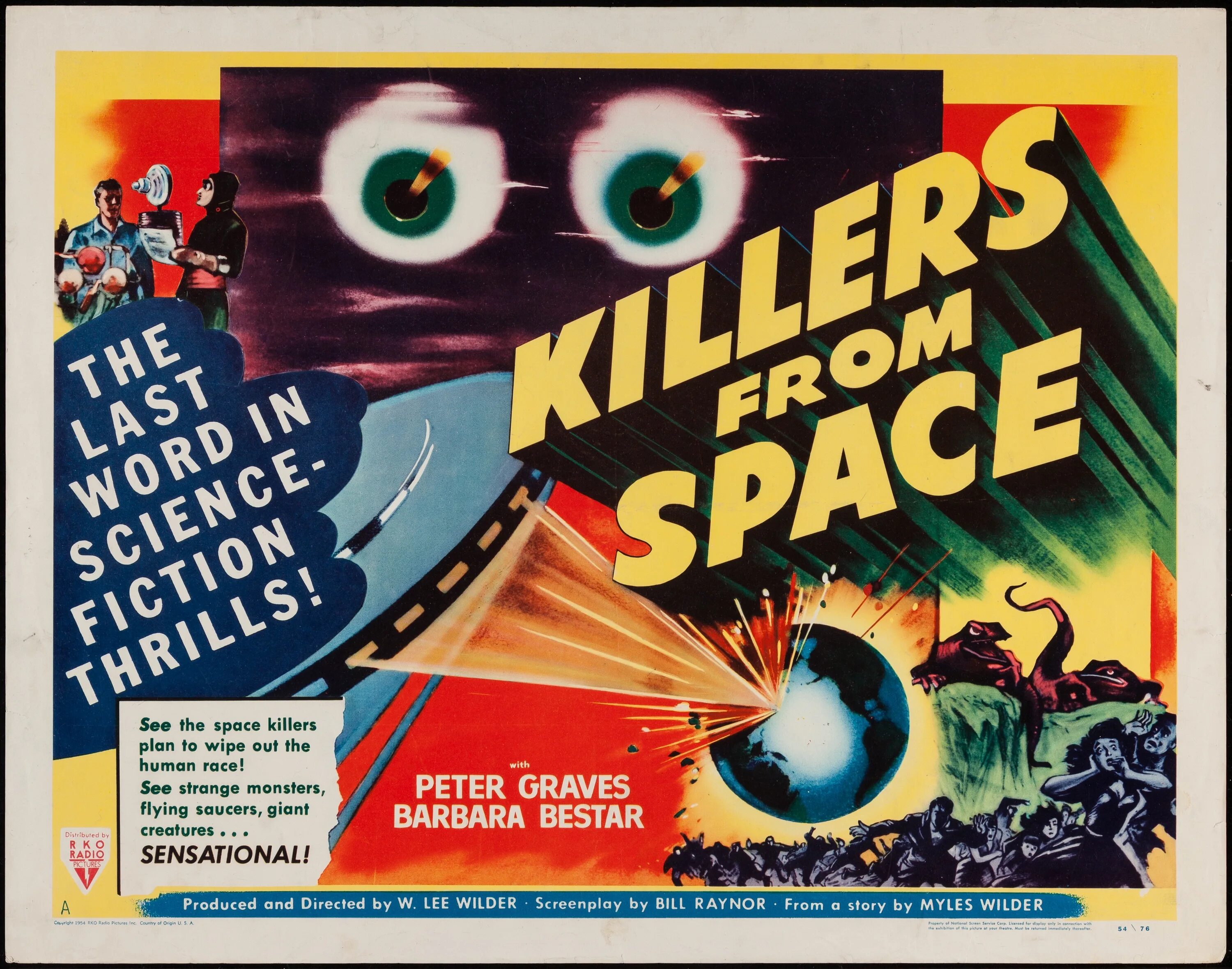 Убийцы из космоса 1954. Killers from Space. Космос убийца. Killers from the Northside.