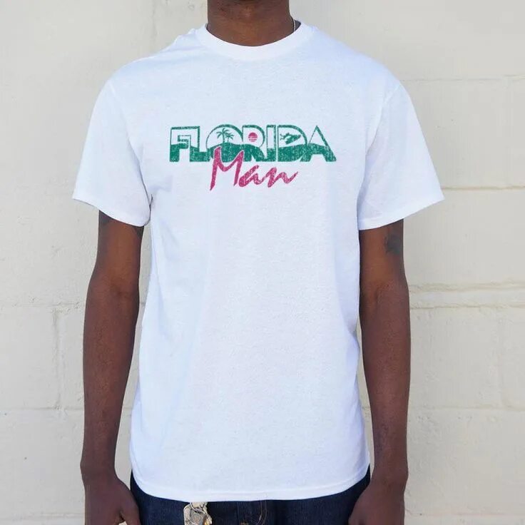 That s my man. Очень большая футболка. Mens t Shirt. T Shirt man. Florida Print t-Shirt.