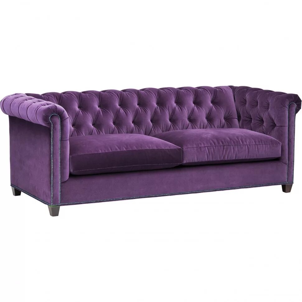 Фиолетовый диван. Сиреневый диван. Лиловый диван. Честер фиолетовый
