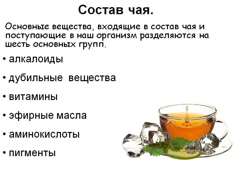 Полезно с точки зрения. Состав чая. Вещества содержащиеся в чае. Химические вещества в чае. Химические свойства чая.