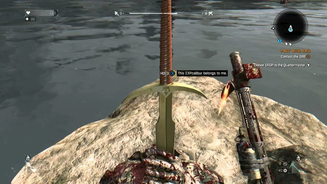 Как найти экскалибур. Меч экскалибур в dying light карта. меч короля артура dying light.