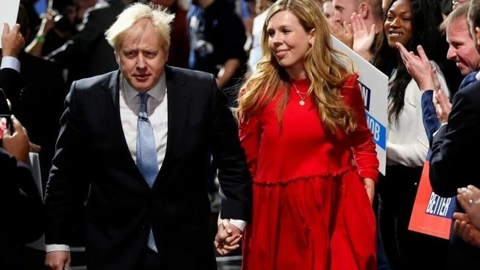 Boris Johnson and Carrie Symonds to praise NHS staff in first joint TV appearanc