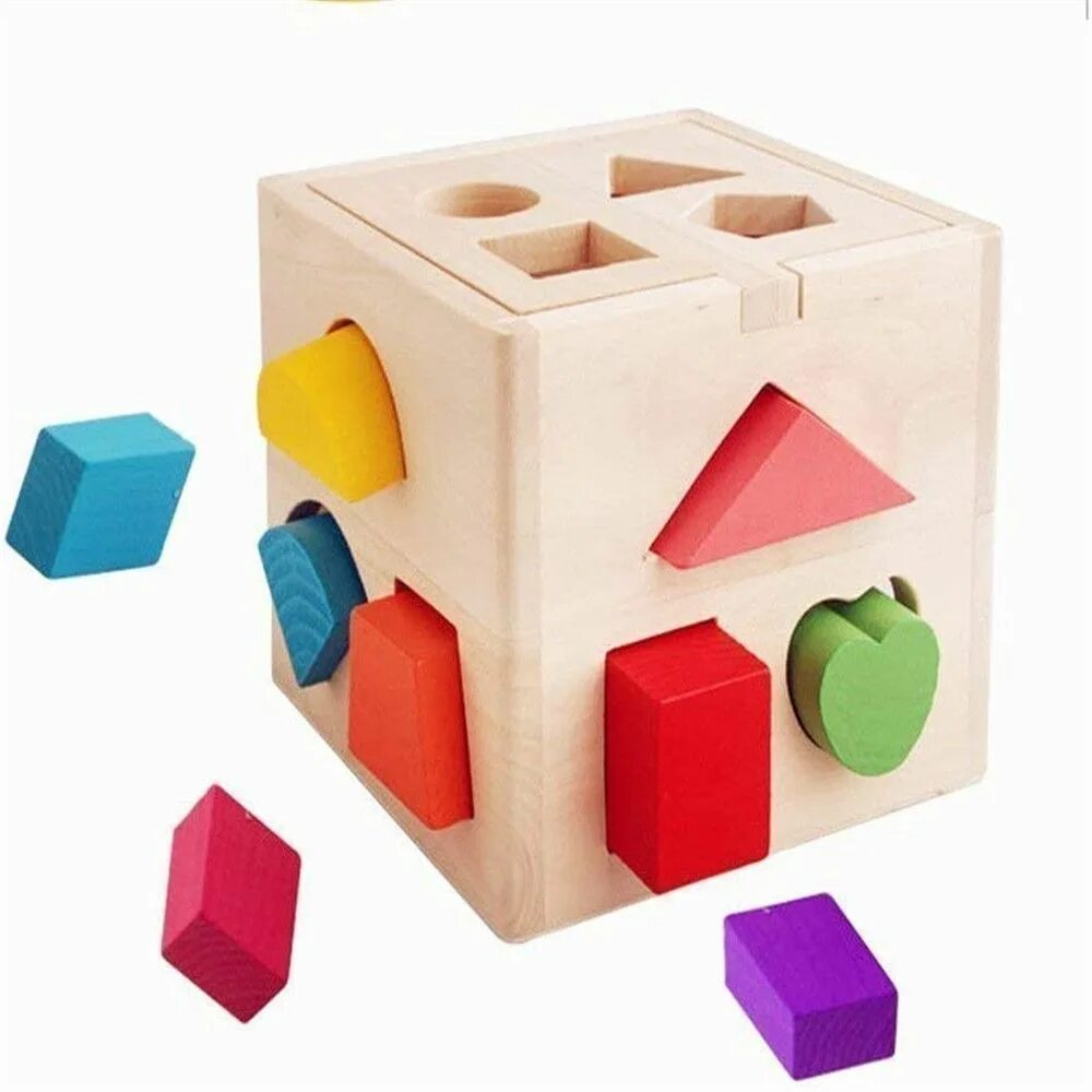 3д кубик. Добавь кубики. Сортер, alatoys (сор23). Насекомые. Alatoys сортер деревянный.