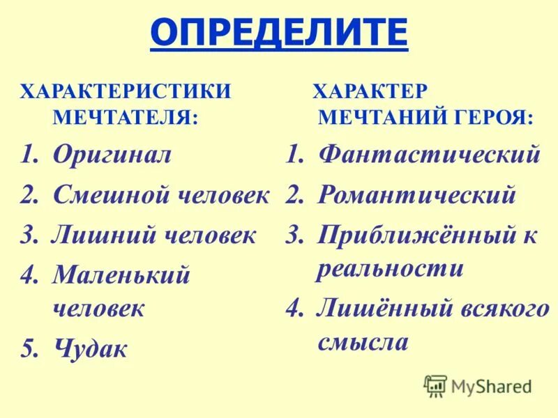 «белые ночи» (1848). характеристика мечтателя. типы мечтателей. характеристика мечтателя. характеристика мечтателя.