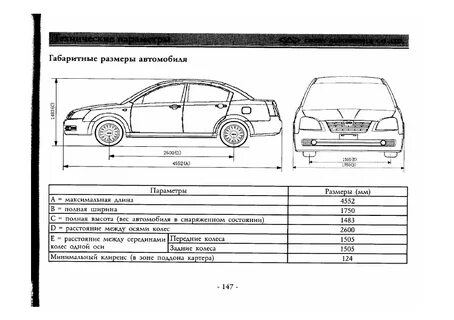 Чери фора размер дисков
