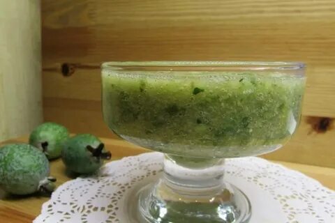 Варенье из фейхоа без варки с сахаром