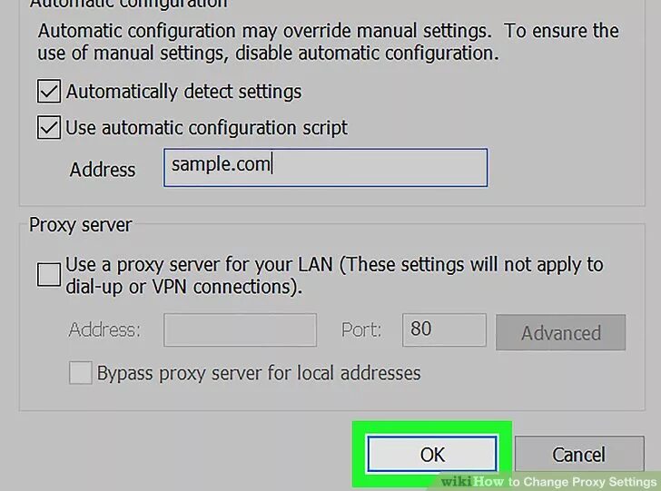 Sectionname ru настройки прокси en config proxy. Script address for proxy. Use Automatic proxy configuration script.