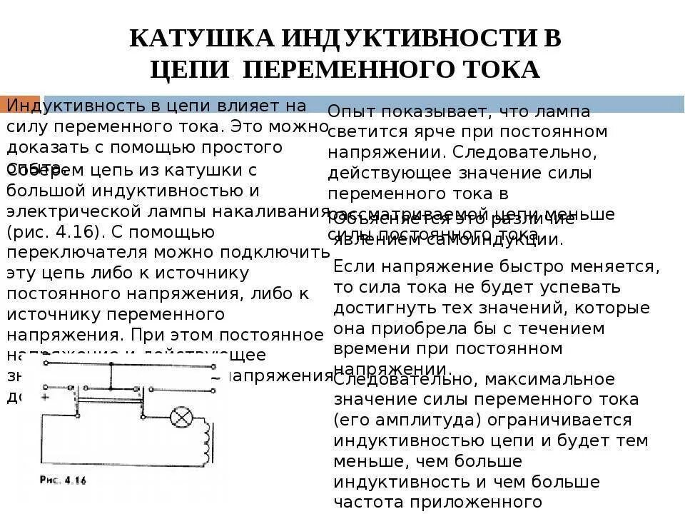 Схема катушки индуктивности в цепи Коэффициент мощности Физик-шизик Дзен