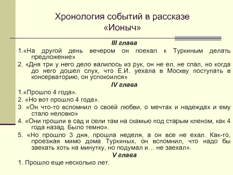 Ионыч подробный пересказ. Ионыч Чехов таблица. Чехов Ионыч план рассказа. Главы Ионыч. План рассказа Ионыч Чехова.