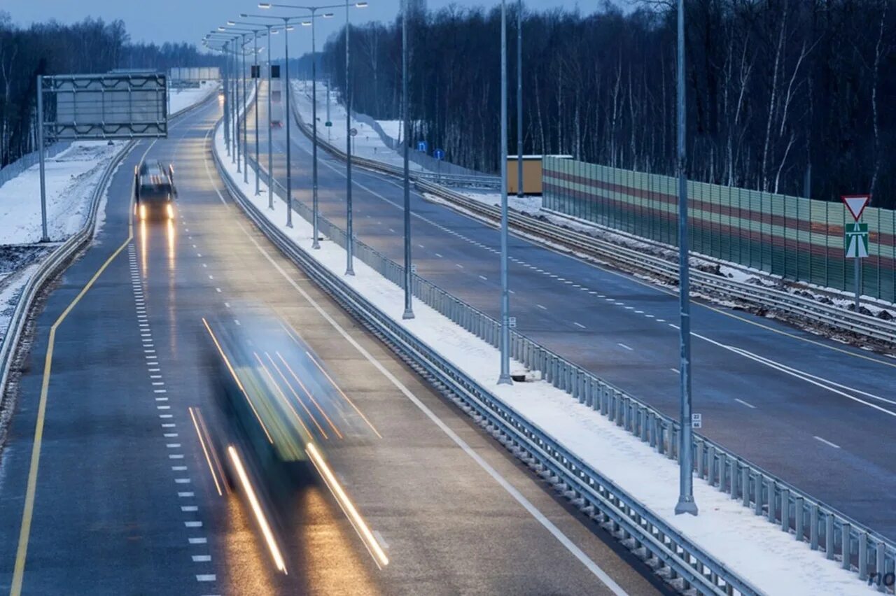 Открыли платную дорогу. Питер трасса м11.