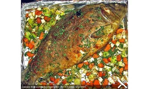 Сазан в духовке с овощами рецепты