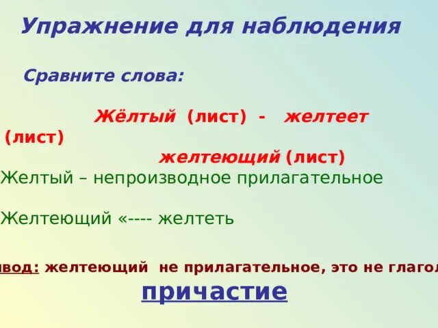 Слово желтый какое это слово. Желтеть это прилагательное. Желтизна прилагательное. Формы слова к слову желтый. Предложение со словом желтизна.