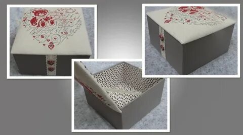 Проект шкатулка из картона