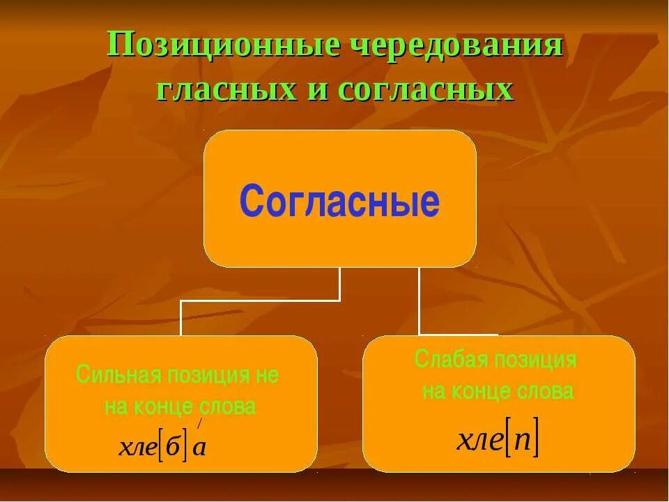 Сильные и слабые гласные