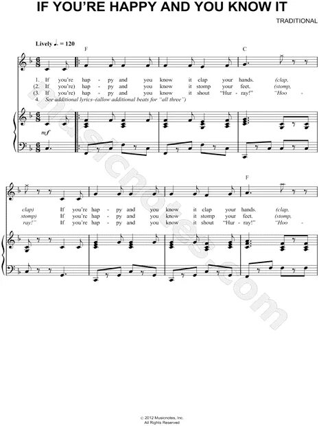 Песня if you happy clap your. If you happy and you know it clap your hands текст. if you&#039;re happy ноты. if you&#039;re happy and you know it tabs. lf you re happy and you песня.