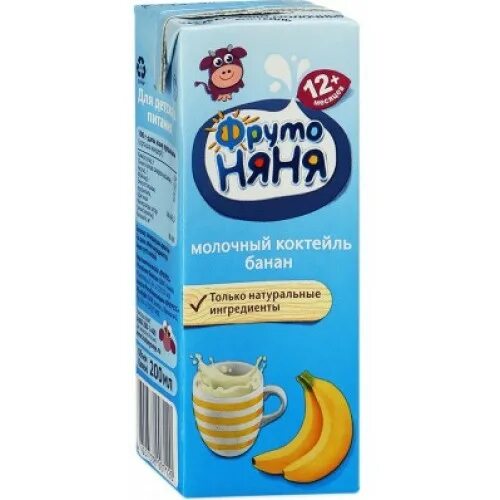 1 0. молочный коктейль банан фрутоняня 0,2л. молочный коктейль фрутоняня, 200 мл. фрутоняня молочный коктейль клубника земляника 2. молочный коктейль фрутоняня, 200 мл.