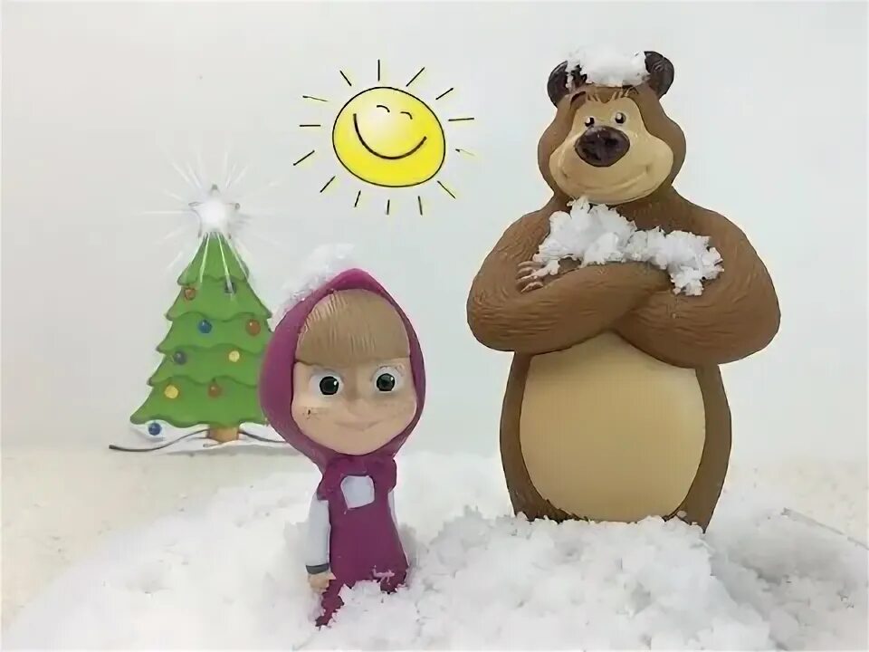 Маша и снег. Маша и снег