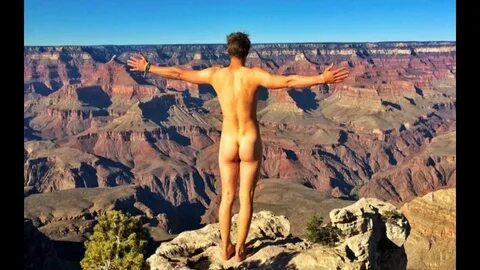 Grand Canyon (Tourist Attraction), Naked, nackt, USA, Freiheit, Reisen, Tra...