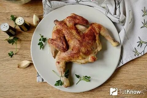 Цыплята табака на сковороде классический